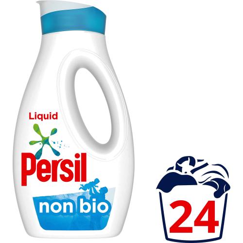 Persil Non Bio Laundry Washing Liquid Detergent 24 Washes (24 x 648ml)