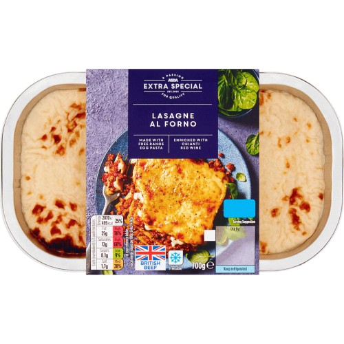 ASDA Extra Special British Beef Lasagne (700g) Compare Prices & Where