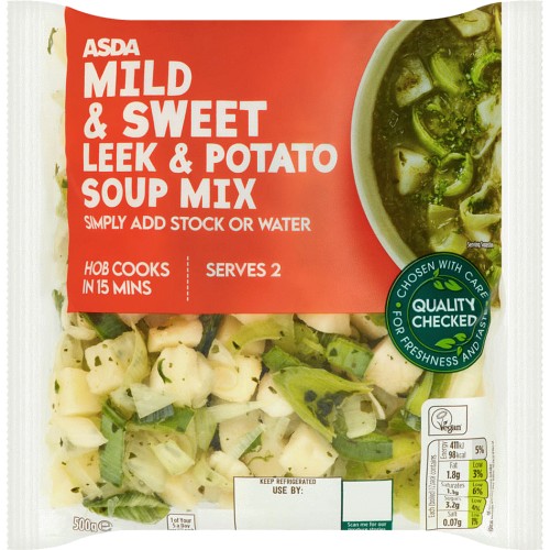 ASDA Leek & Potato Soup Mix (500g) Compare Prices Trolley.co.uk