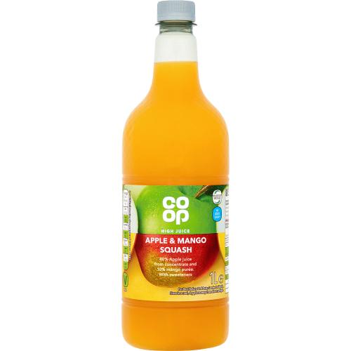 Coop High Juice Apple & Mango Squash (1 Litre) Compare Prices