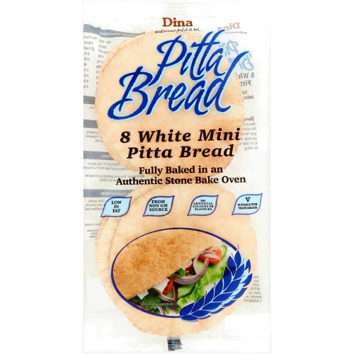 Dina White Bread Wraps (5 x 55g) Compare Prices Trolley.co.uk