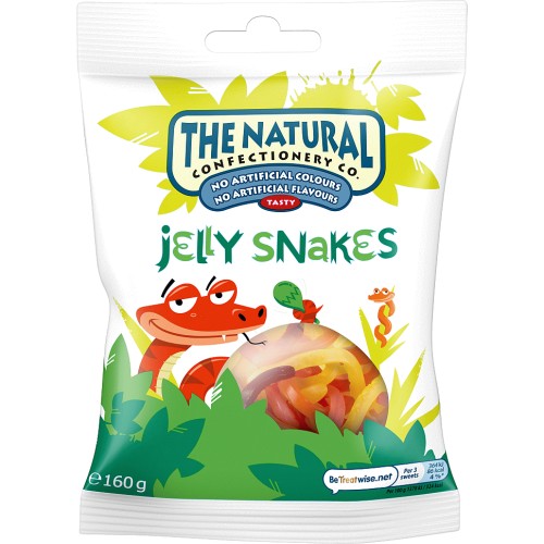 The Natural Confectionery Co. Jelly Snakes Sweets Bag (160g) - Compare ...