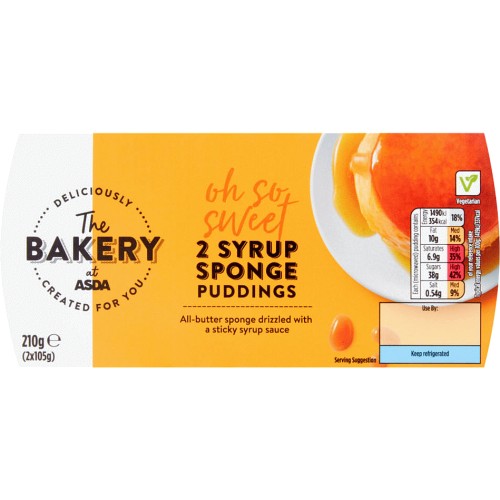 The BAKERY at ASDA Syrup Sponge Puddings - Compare Prices & Where To ...