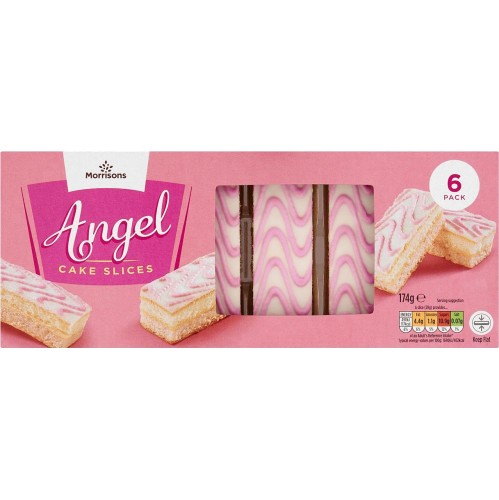 6 Angel Cake Slices