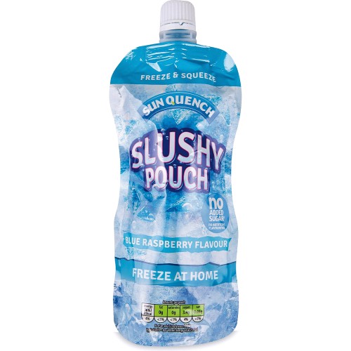 Sun Quench Blue Raspberry Flavour Slushy Pouch (250ml) - Compare Prices ...