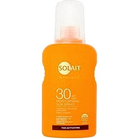 Solait SPF30 Tan Activating Moisturising Sun Cream Spray - Compare ...
