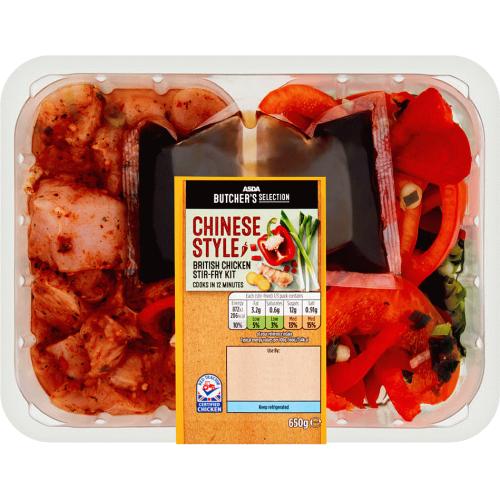 ASDA Butcher's Selection Chinese Style Chicken StirFry Kit (650g