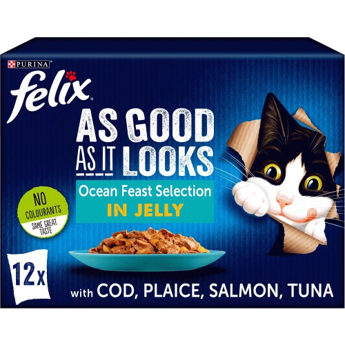 As Good As It Looks Cat Food Ocean Feasts in Jelly