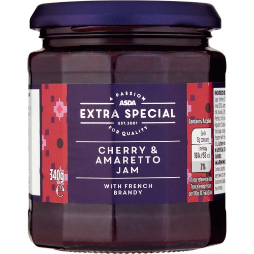 ASDA Extra Special Cherry & Amaretto Jam (340g) Compare Prices