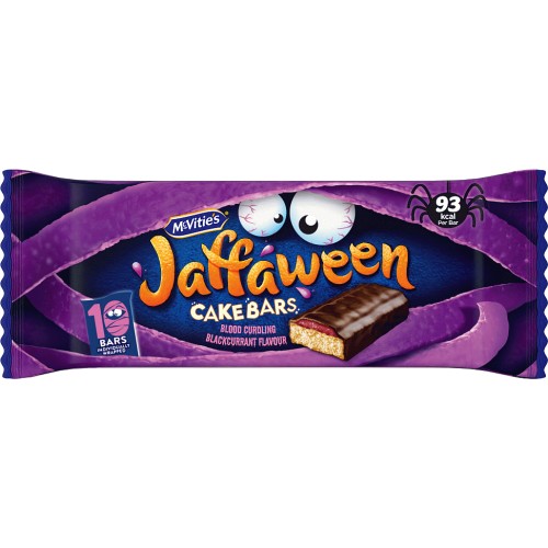 McVitie's Jaffaween Blackcurrant Cake Bars (10) Compare Prices