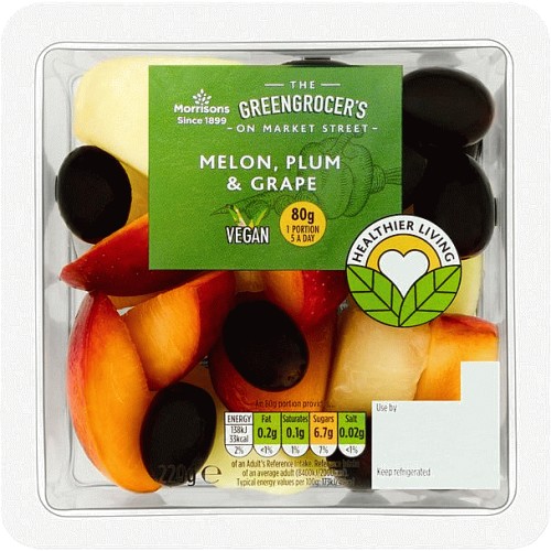 Morrisons Melon Plum & Grape (220g) Compare Prices & Where To Buy Trolley.co.uk