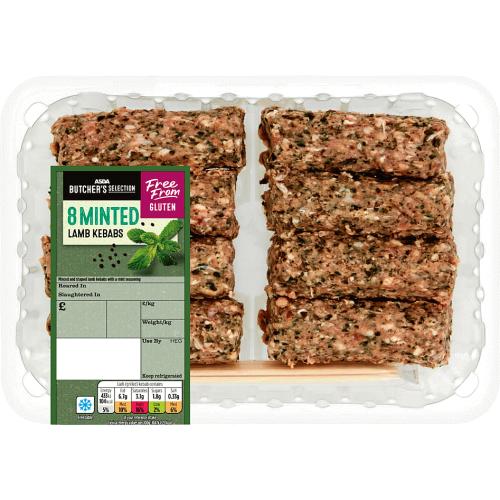 ASDA Tasty 8 Minted Lamb Kebabs (440g) Compare Prices & Where To Buy