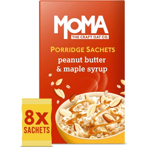 MOMA Peanut Butter & Maple Syrup Porridge Sachets