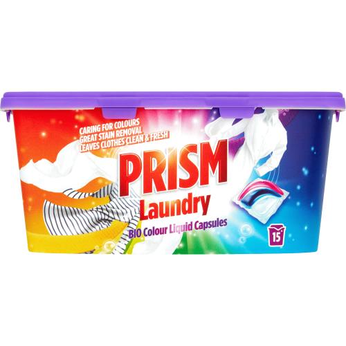Laundry 3 in 1 Colour Bio Liquid Capsules Washes (15 Washes)
