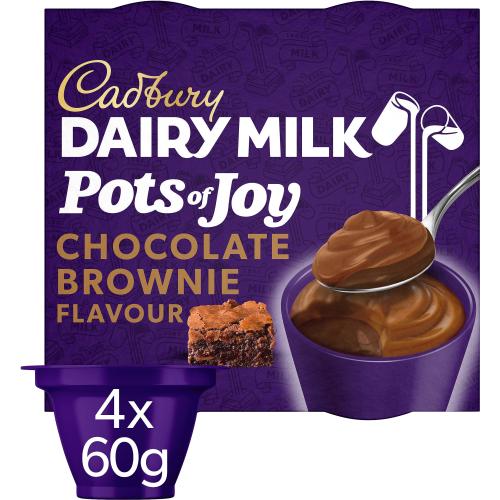 Cadburys Dairy Milk Pots of Joy Chocolate Dessert (4 x 65g) - Compare ...