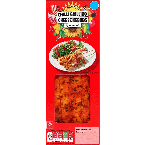 Sainsbury's Chilli Grilling Cheese Kebabs Summer Edition (250g