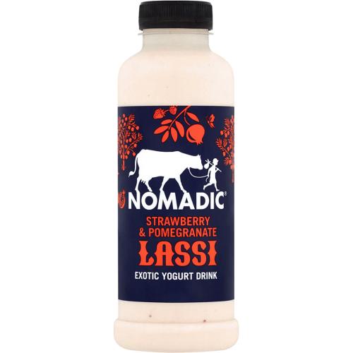 Nomadic Strawberry & Pomegranate Lassi Yogurt Drink (500ml) Compare Prices & Where To Buy