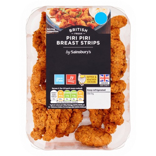 Sainsbury's British Fresh Chicken Breast Pieces In a Piri Piri