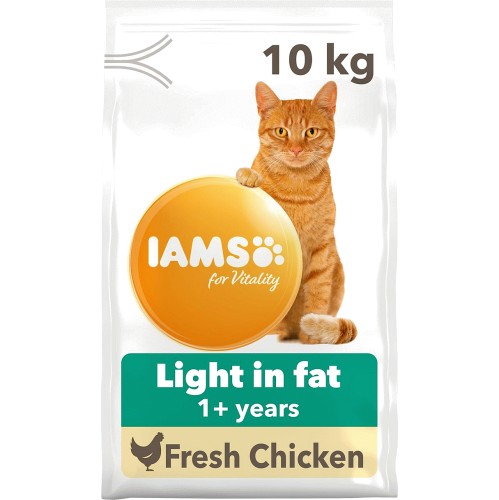 IAMS for Vitality Light in Fat Sterilised Dry Cat Food with Fresh chicken