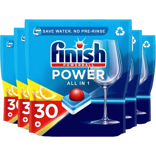 Finish All in 1 Max Dishwasher Tablets Lemon Scent (30) Compare