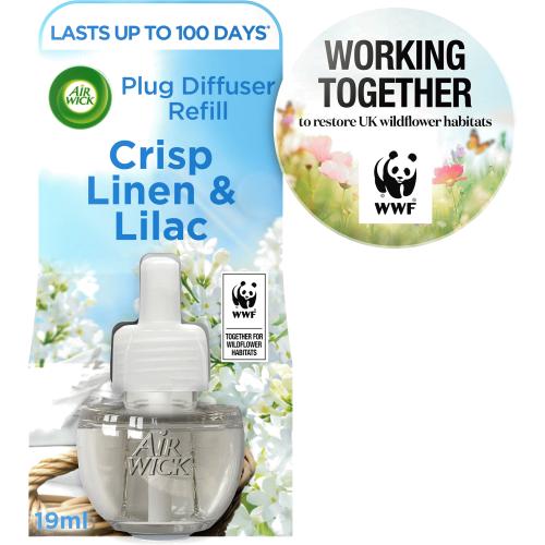 Plug In Crisp Linen & Lilac Air Freshener Refill