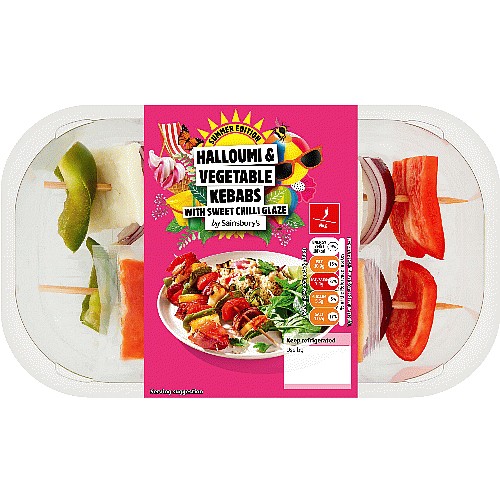 Sainsbury's Summer Edition Halloumi & Vegetable Kebabs with Sweet