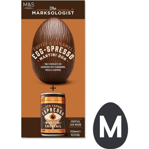 M&S Salted Caramel Eggspresso Martini Egg (140g) Compare Prices & Where To Buy Trolley.co.uk