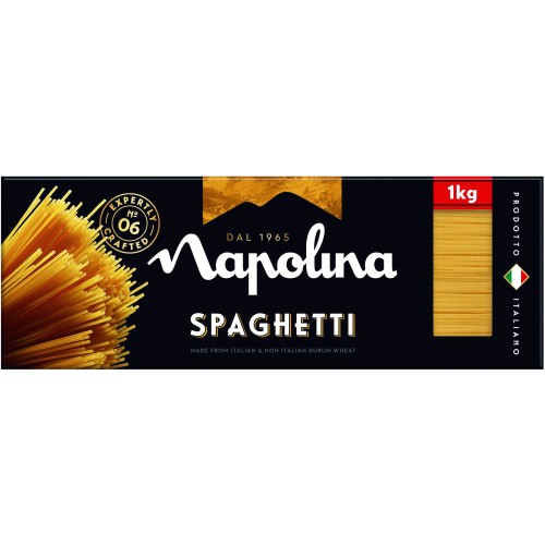 Napolina Spaghetti Pasta - Bag (1kg) - Compare Prices &amp; Where To Buy ...