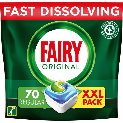 Fairy Original Dishwasher Tablets 70 Tabs Compare Prices & Where To