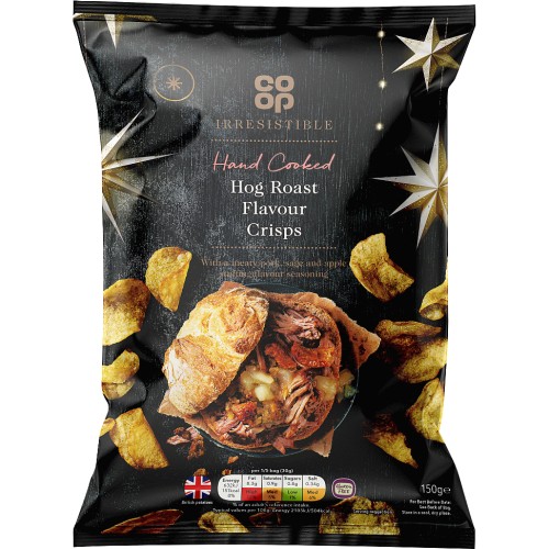 Coop Irresistible Hog Roast Flavour Crisps (150g) Compare Prices