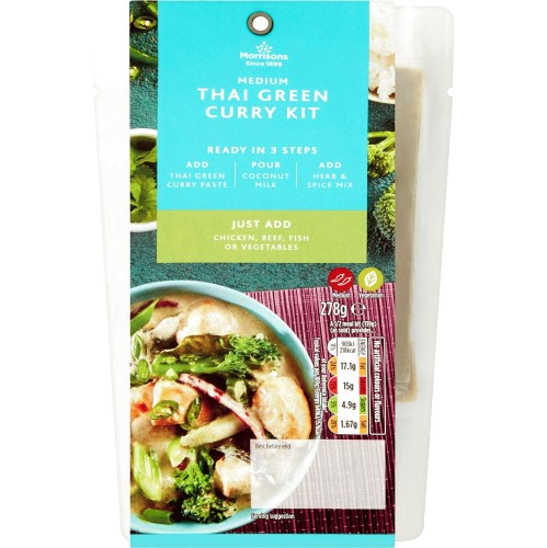 Morrisons Thai Green Curry Meal Kit (278g) - Compare Prices & Where To ...