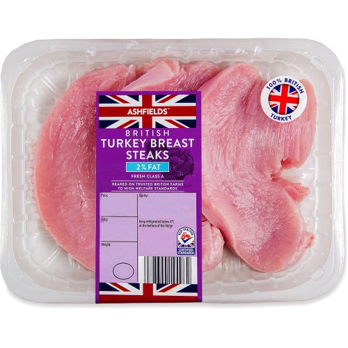 100% British Turkey Breast Steaks