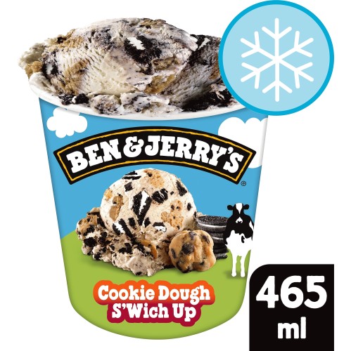 Ben & Jerry's Cookie Dough S'wich Up Ice Cream (465ml)