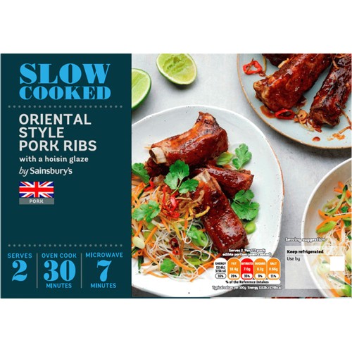 Sainsbury's Slow Cooked British Single Pork Ribs with a Hoi Sin Sauce