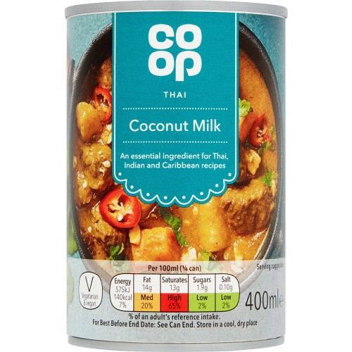 Coop Thai Coconut Milk (400ml) Compare Prices & Where To Buy Trolley.co.uk