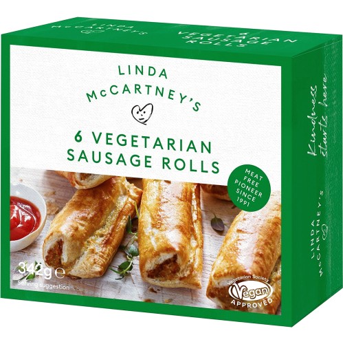 Linda McCartney's 6 Vegetarian Sausage Rolls