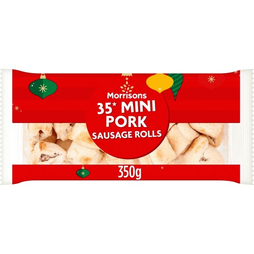 Morrisons 35 Mini Pork Sausage Roll (350g) - Compare Prices & Where To ...
