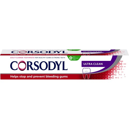 Corsodyl Ultra Clean Toothpaste (75ml) Compare Prices Trolley.co.uk