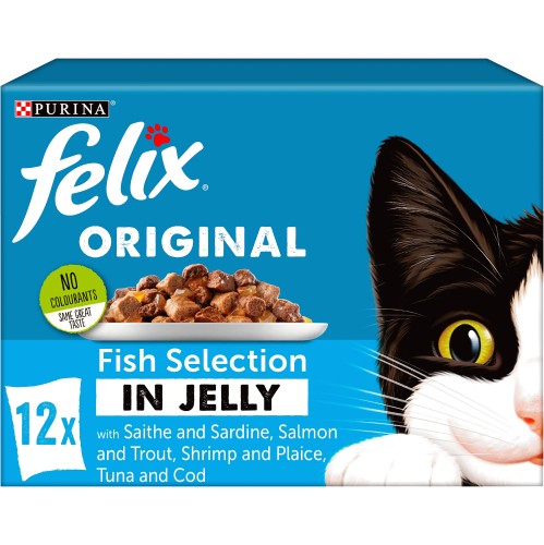 Felix Cat Food Fish Selection In Jelly