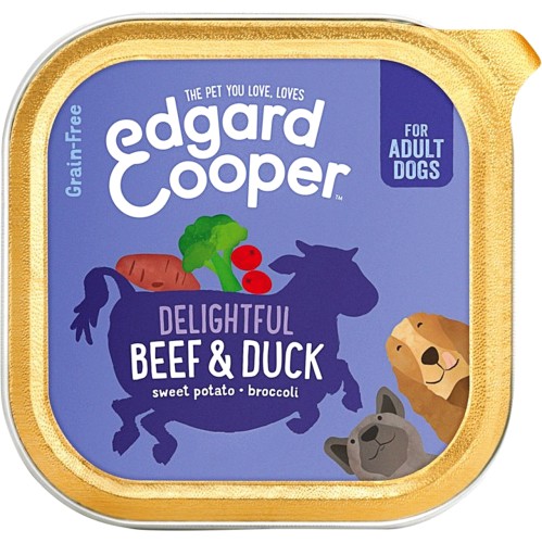Adult Grain Free Wet Dog Food with Beef & Duck