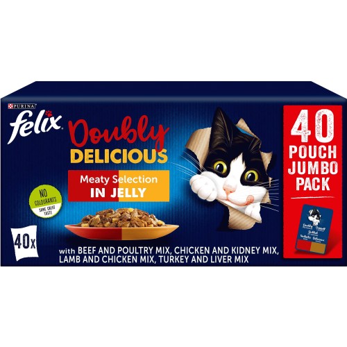 As Good As It Looks Doubly Delicious Cat Food Meaty 40x100