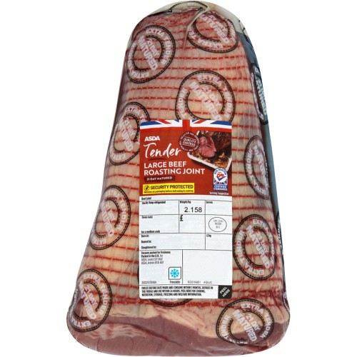 ASDA Butcher's Selection Large Beef Joint (Typically 1.8kg) Per Kg