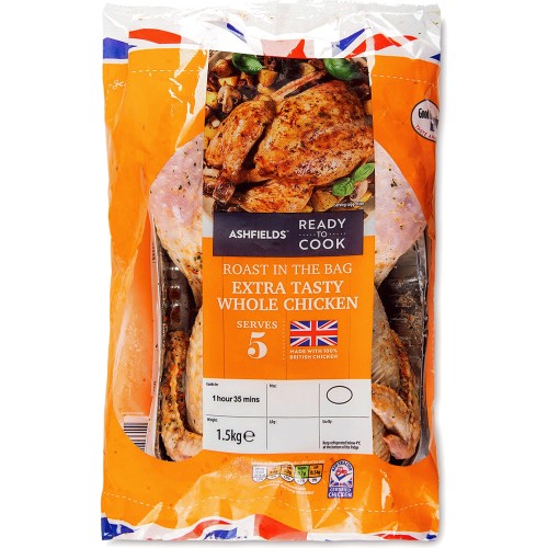 Sainsbury's Roast Whole Cooked British Chicken 894g - 1112g