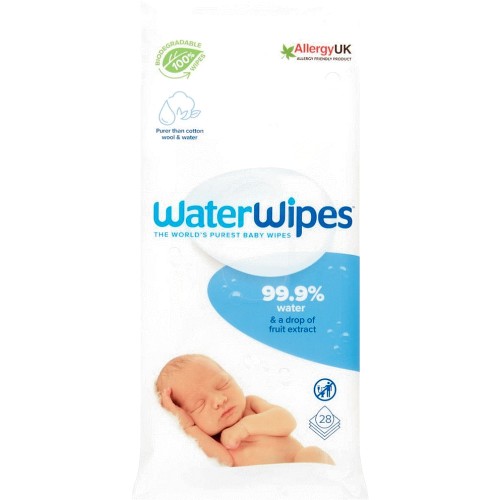 WaterWipes Sensitive Newborn Biodegradable Baby Wipes 6x60pk (6) - Compare  Prices & Where To Buy 