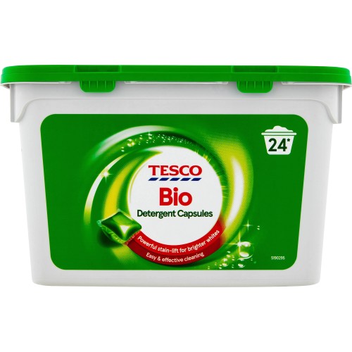 Tesco Biological 24 Detergent Caps
