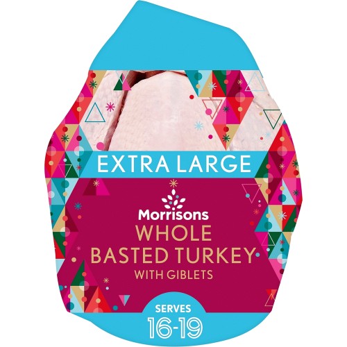 Frozen Basted Turkey Extra Large 7.8-8.3kg Serves 16-19