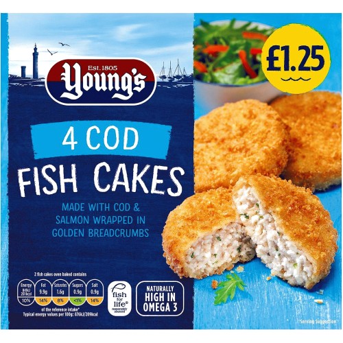 Birds Eye Cod Fish Cakes (4 x 198g) Compare Prices Trolley.co.uk