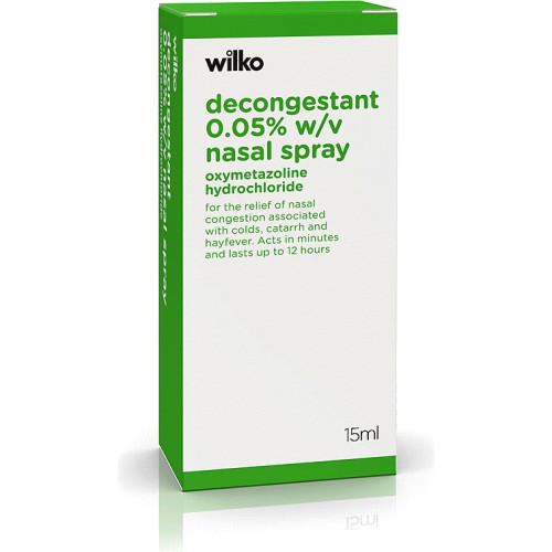 Wilko Decongestant Nasal Spray (15ml) Compare Prices & Where To Buy