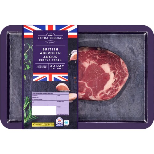 ASDA Extra Special Steakhouse Thick Cut Ribeye Steak (450g) Compare