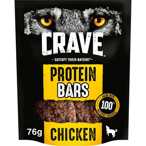 Crave Protein Bar with Chicken Dog Treat (76g)